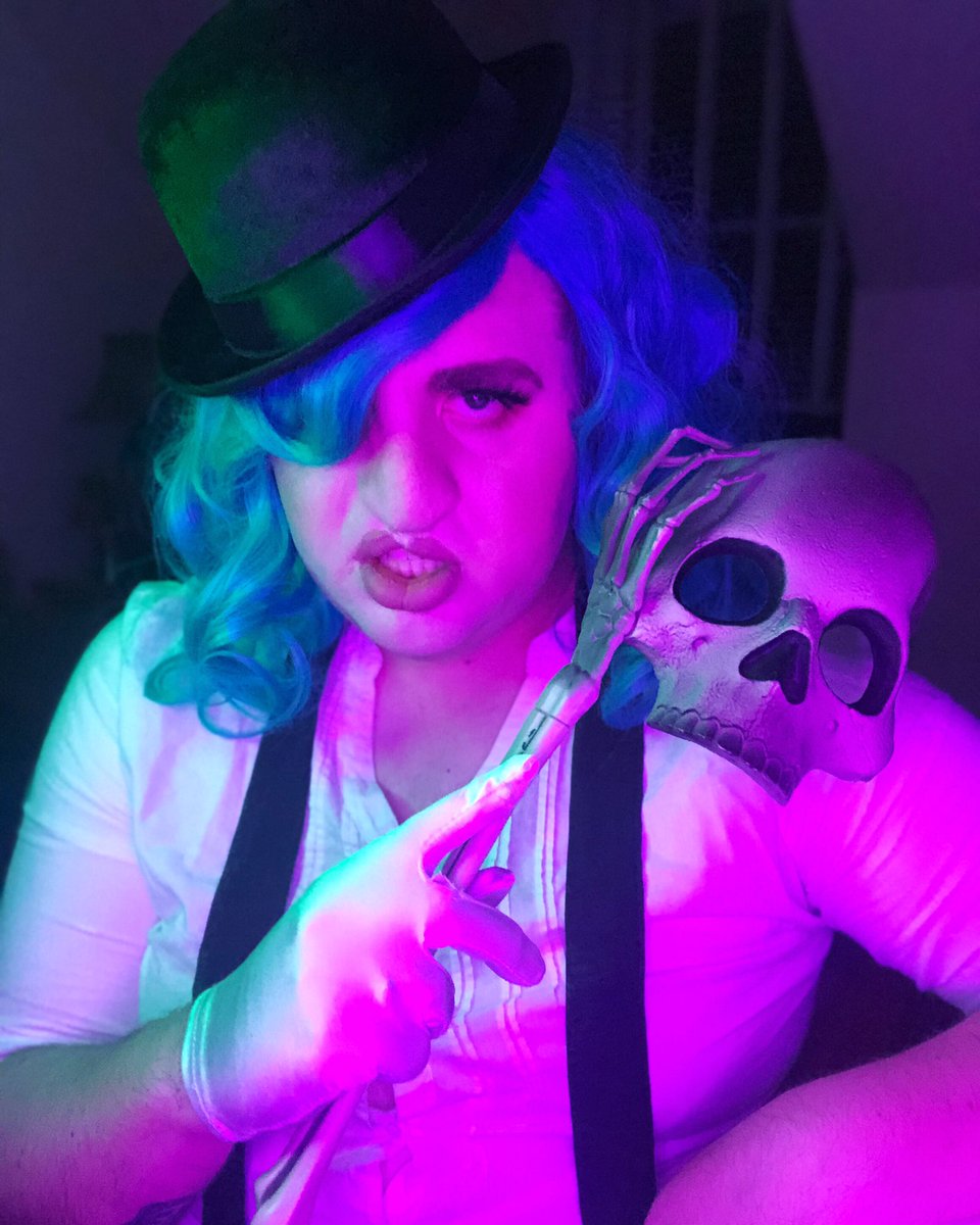 damedeadly's tweet photo. “So they conjured up a plan to meet late at night, they told not a soul kept the whole thing tight…” 💀 #13daysofdeadlyween day 3! ✨ I have been planning a #Bonejangles inspired look for so long, and I had so much playing with the tone to look like the #CorpseBride! 🦋 #cosplay https://t.co/0lmzC9V33B