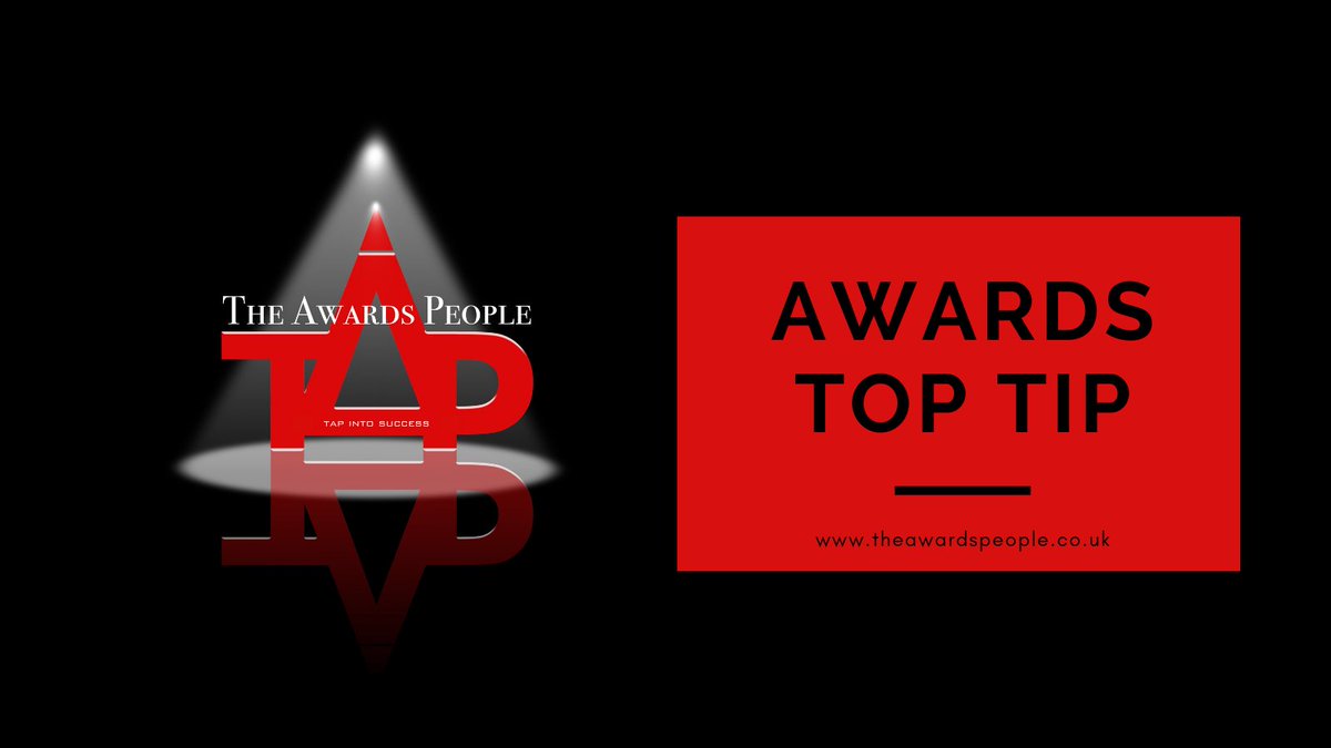 TheAwardsPeople's tweet photo. Awards Top Tip: In the UK we're notoriously modest and, whilst thatโs not a bad thing, you really do need to big yourself up if your application/submission/nomination is going to shine and catch the judgesโ attention.
#TAPIntoSuccess #TheAwardsPeople #AwardWriting https://t.co/Je8qt7fGFY