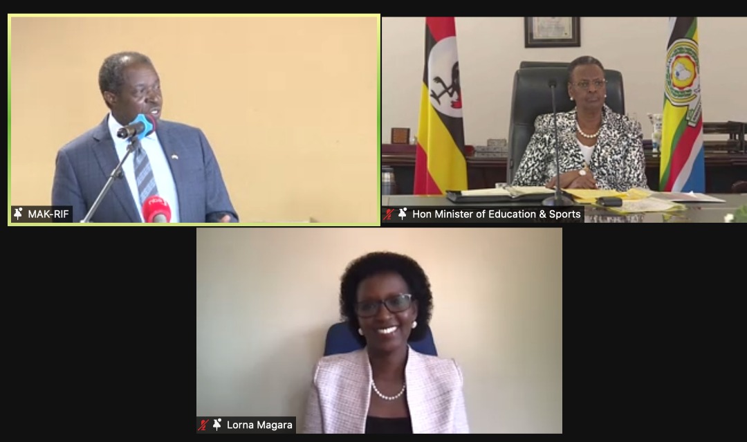 RIFMakerere's tweet photo. @gruto2015 @WilliamBazeyo @MakerereVC @WilliamBazeyo noted that Makerere University is moving forward on the right track because the Leader in @ProfNawangwe is a listener. Indeed he operates an Open Door Policy #Accessible to and for all. #RIFOpenDay #MakRIFResearch #MakRIFInnovation https://t.co/UCCxLTRqXk