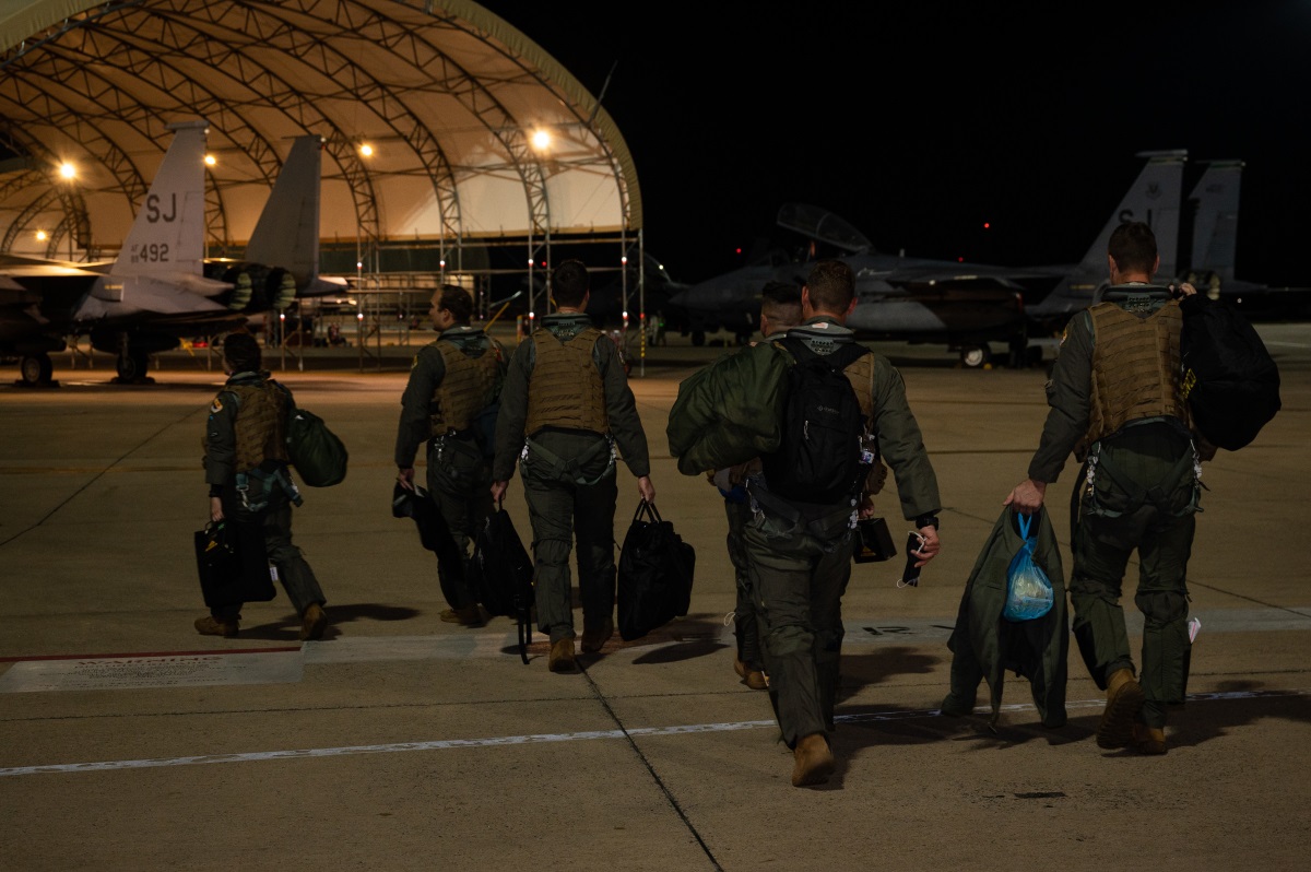 andreasmoun's tweet photo. #US #F-15E Strike Eagles arrive in #Greece for #CastleForge
The 336th Fighter Squadron is deploying jets to Larissa Air Base, #Greece https://t.co/GpoYT6hZ3d