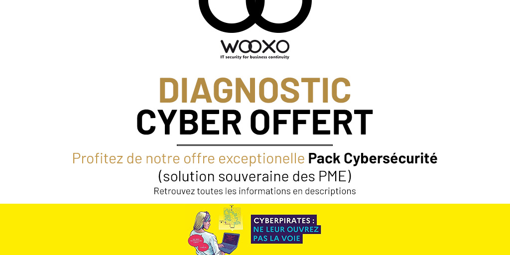 👉 Octobre marque le mois européen de la cybersécurité !
🛡️Wooxo vous protège, vous conseille et vous accompagne !
✔️Profitez de notre diagnostic cyber gratuit  : hubs.la/H0YZxD_0

#cybersécurité #dataprotection