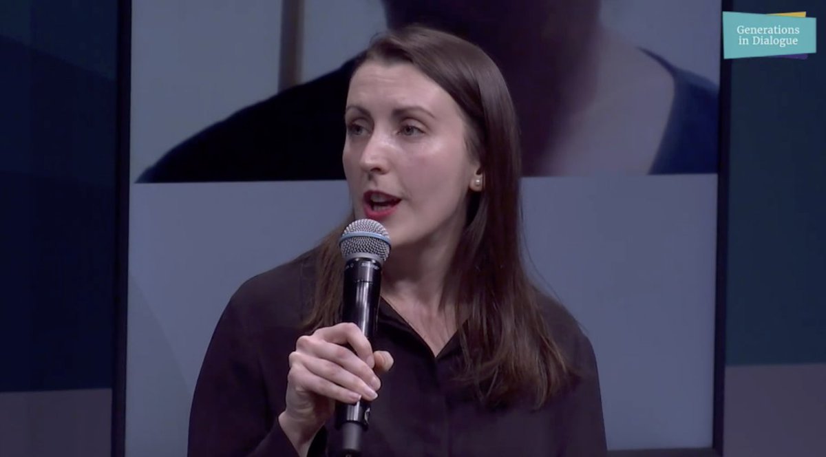 religions4peace's tweet photo. .@EFrljak talks about how working in the Studio these past few days was a learning experience and she was able to make connections that she might not have been able to make if she did not have this opportunity.
#faithanddiplomacy #generationsindialogue https://t.co/peH98pQCZd