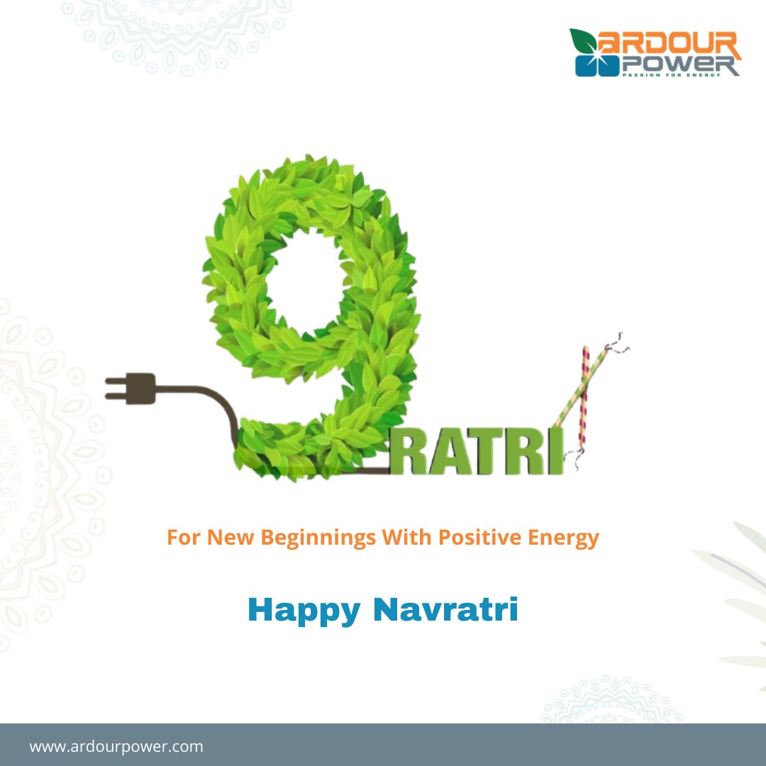 ardourpower's tweet photo. The valour, fierce light and positive energy of the Goddess shines as we embark towards bigger milestones &amp; new beginnings.

#ArdourPower #Renewables #Pune #Navratri #Ardour #SolarPower #SolarEnergy #NewBeginning https://t.co/wCiFJzadvu