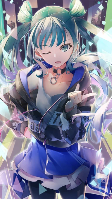 なかなかやるじゃん。なビビミクさん #初音ミク #prsk_FA 