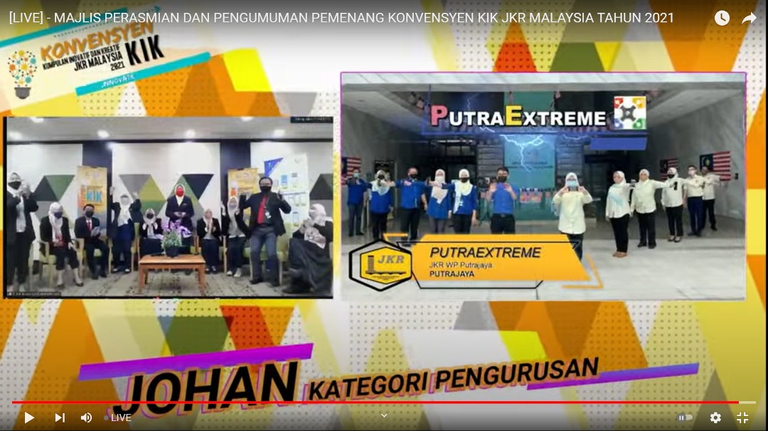 Alhamdulillah Dan Tahniah Diucapkan Buat Team Putra Extreme Diatas Kejayaan Meraih Johan Kategori Pengurusan Dalam Konvensyen Kumpulan Inovasi Kreatif Jkr Malaysia 2021 Kik Semoga Terus Maju Jaya Jkrmalaysia Createjkr Irzulkefly Anita Shafie
