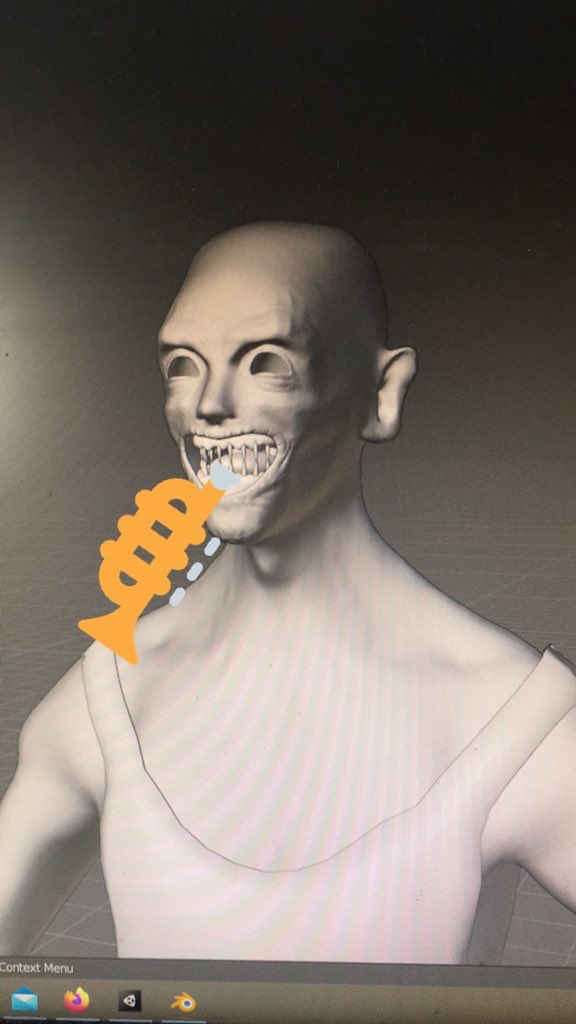Ah yes the spoopy season. Of course we have to make a little scary  game for halloween! #halloween #horrorgames #indiedev #gamedev #indiegamedev