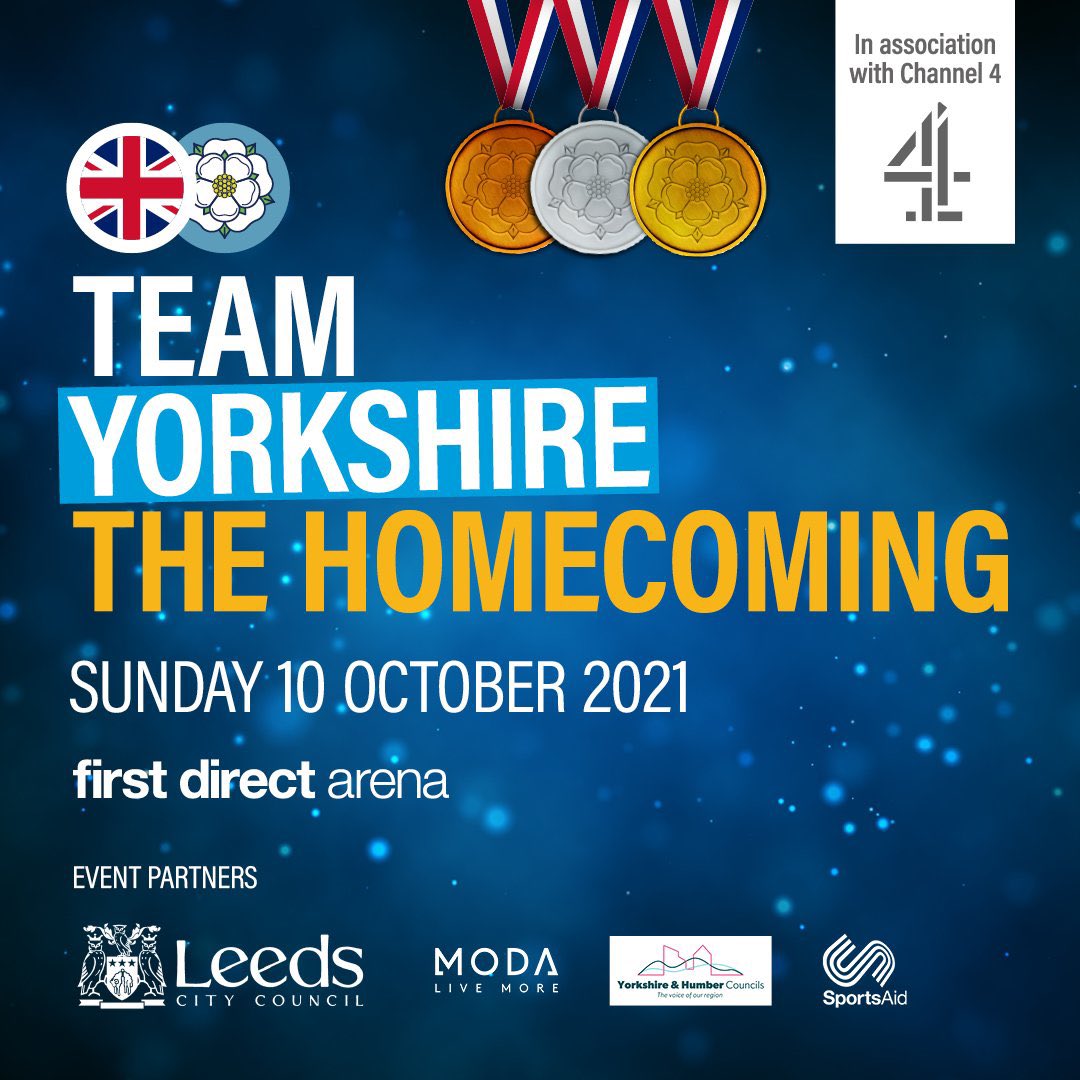 LCCDAWN's tweet photo. We will be hosting an event in Leeds for the Yorkshire Olympic and Paralympic athletes. 

Team Yorkshire - The Homecoming looks set to celebrate the region’s incredible sporting achievements, with our heroic Olympians and Paralympians.

#Olympians #TeamYorkshire #Paralympians https://t.co/VFSonEMIoh