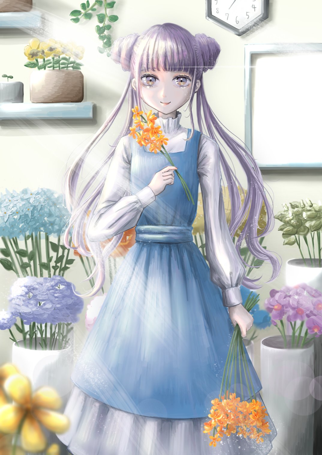 いちご 花屋のかわいいあの子 女の子 かわいい 花 イラスト Artstreetにも公開してます T Co Qxh2fulpb2 T Co W9qoancb2m Twitter