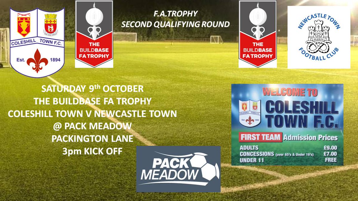 <a href="/coleshilltown/">Coleshill Town Under 14’s</a> back in action this Saturday in the FA Trophy.
