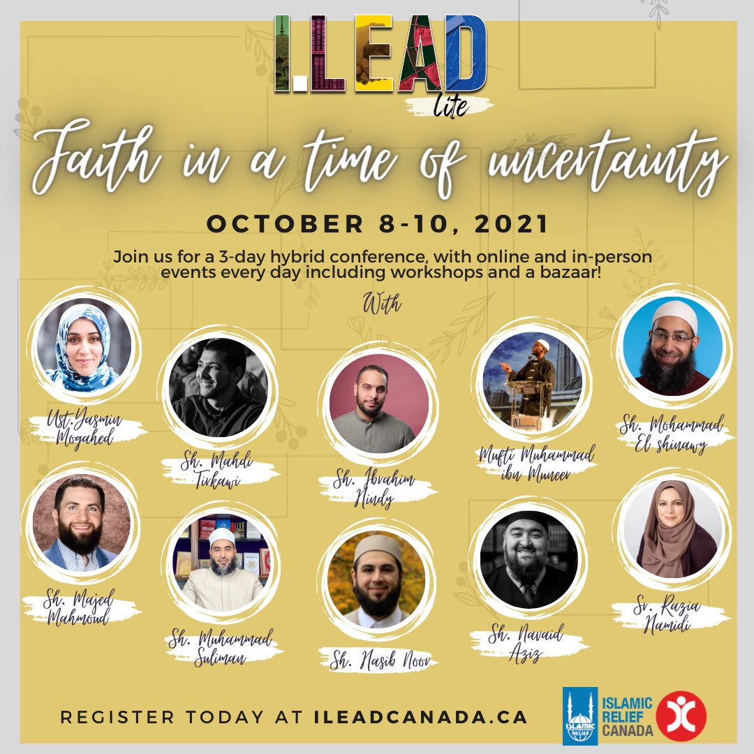 soumzs's tweet photo. Who’s coming to I.LEAD 🤩 this year?
All of the virtual programs are completely 🎉FREE 🎉and there are some exciting workshops lined up as well إن شاء الله!

Register today to get all the info before the conference starts https://t.co/cygIQGtom8 https://t.co/ndsgTgm0F5