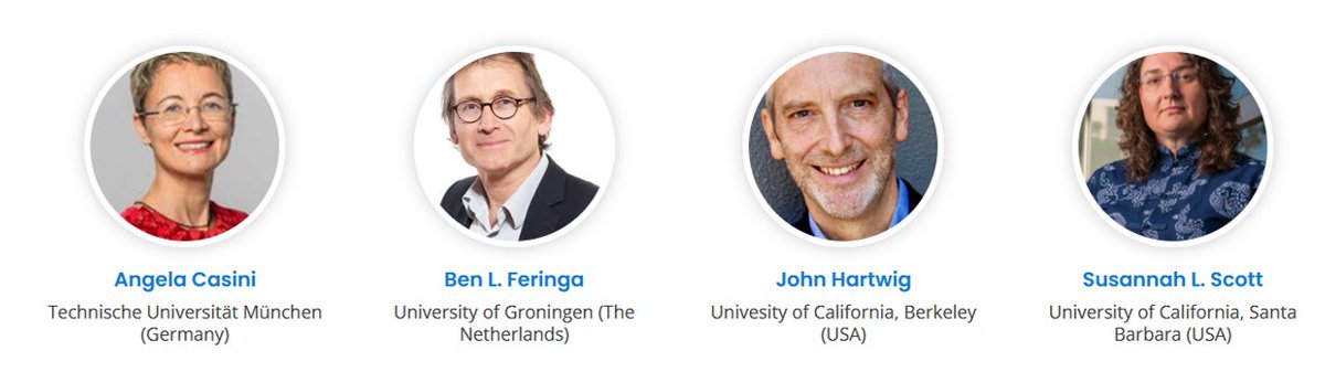 silqcom08's tweet photo. Can you imagine a chemistry meeting with Angela Casini, Ben Feringa, John Hartwig and Susannah Scott as plenary speakers? Stop imagining! We made it especially for you. 
📢Registration is now open for the SILQCOM-08 meeting  (https://t.co/FGgkn6gkP7). 
And it's 🆓😱!!! https://t.co/gLb5sorGPI