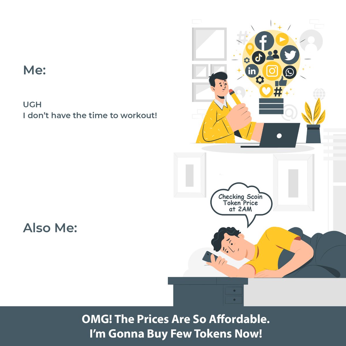 ScoinXchange's tweet photo. Make the priorities that help you to gain more capital instead of wasting your time in doing some scrolling. Buy Scoin tokens today to make your future bright &amp; shine.
For more information, please visit
https://t.co/vH87i7CFvW
#cryptocurrency #bitcointrading #bitcoins #money https://t.co/tpHkRdR7Vk