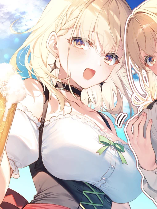 このディアンドル風の衣装で「いい走りができました」ってやってみてほしいですね 