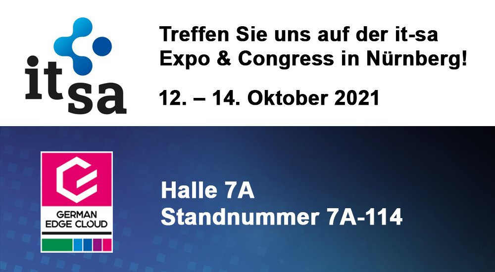 Eine sichere Sache! Das ist nicht nur #ONCITE als #EdgeCloud-System, das maximale Flexibilität mit höchster #Datensicherheit verbindet, sondern auch die #ITSA21. Vom 12.-14.10. treffen Sie <a href="/germanedgecloud/">German Edge Cloud</a> und <a href="/Rittal/">Rittal GmbH & Co. KG</a> am Stand 7A-114. Mit dabei ONCITE: itsa365.de/de-de/companie…