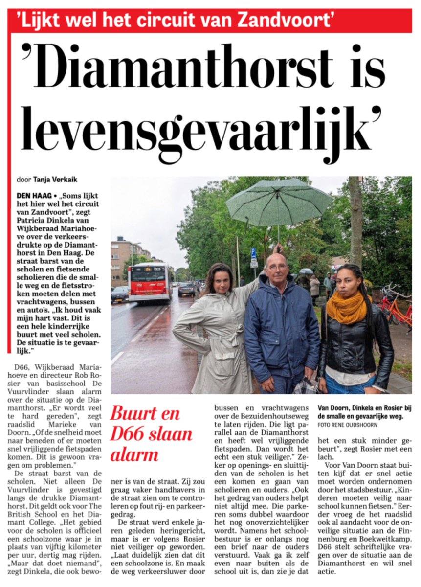 Gerace op een smal wegdek met enkel fietsstroken is vragen om problemen in deze schoolrijke buurt. <a href="/WBMariahoeve/">WijkberaadMariahoeve</a> en de scholen zijn bezorgd. Heb het college gevraagd de maximum snelheid te verlagen naar 30 km/u, of om vrijliggende fietspaden aan te leggen.