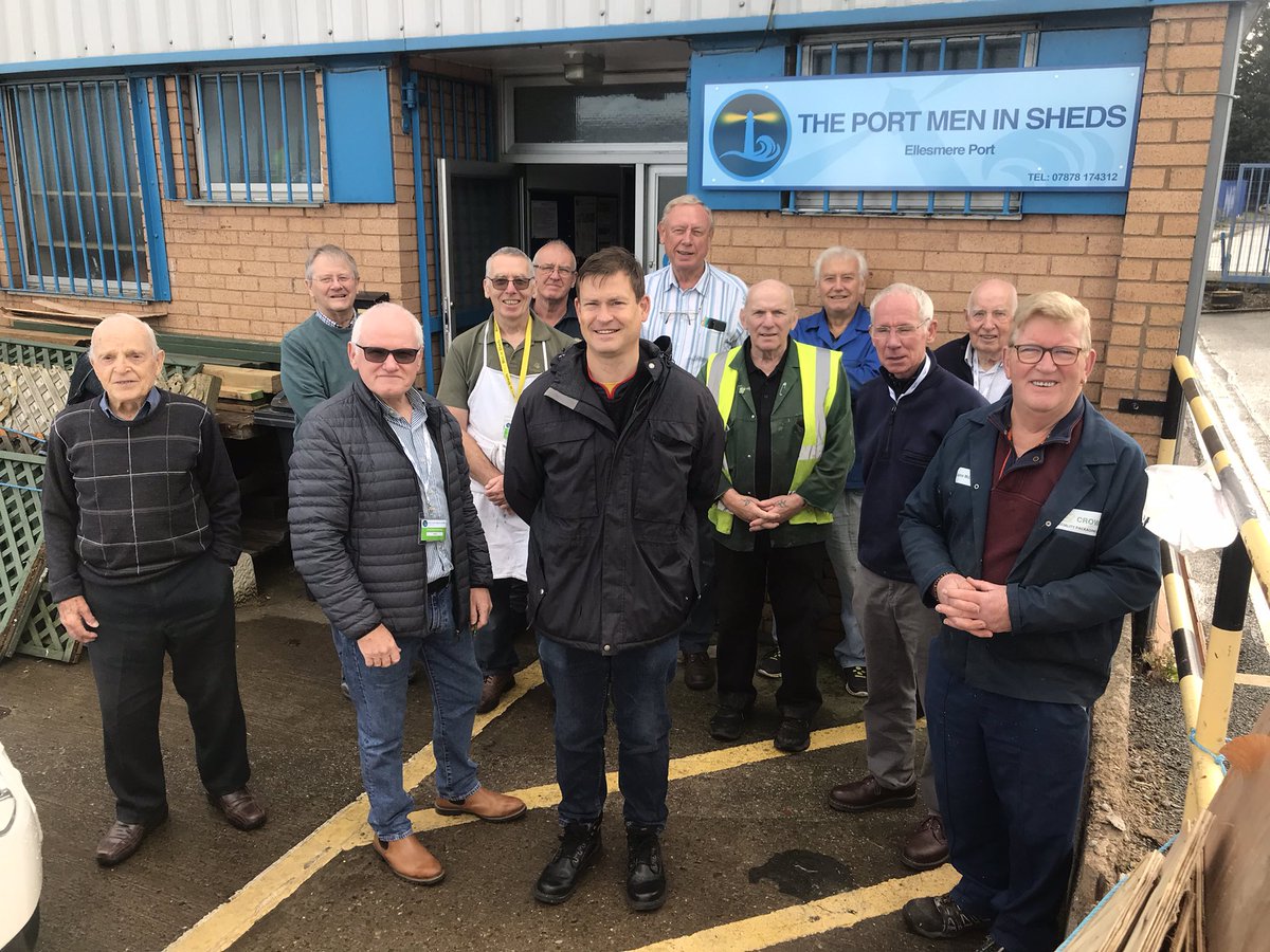 justinmadders's tweet photo. Pleased to visit The Port Men in Sheds this week https://t.co/PqgZUOrnWh