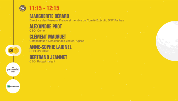 🚀[#BIG2021] A 11h15 ne manquez pas l'intervention <a href="/BertrandJeannet/">Bertrand Jeannet</a>, CEO de <a href="/BudgetInsight/">Budget Strategies</a> à la conférence l'#OpenBanking &amp; les solutions de gestion d’entreprise proposées par les #Fintech
<a href="/AgicapFrance/">Agicap</a> <a href="/IPaidThat/">IPaidThat 🚀</a> <a href="/getqonto/">Qonto</a> <a href="/LaPlaceFintech/">La Place Fintech | DeFi</a>👉bit.ly/2WJIzeE <a href="/BignonRomain/">Romain Bignon</a>