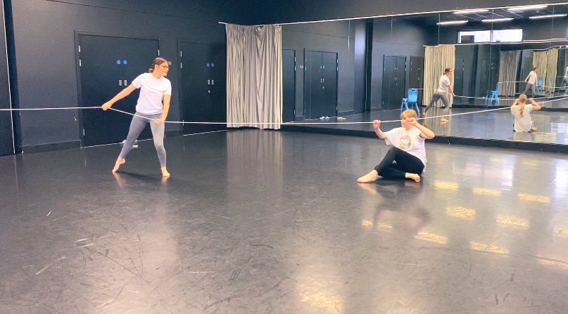 Never a dull day for A Level choreography lessons at <a href="/BPSixthForm/">BP Sixth Form</a> <a href="/BitterneParkSch/">Bitterne Park School</a> Loved this morning’s choreographic tasks 🧦 #youthdance #aqadance #inspire