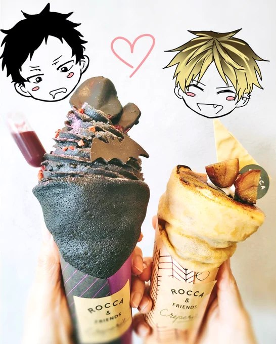 シズ柊みたいなクレープ🥰💞
めっちゃ美味しかったー!! 