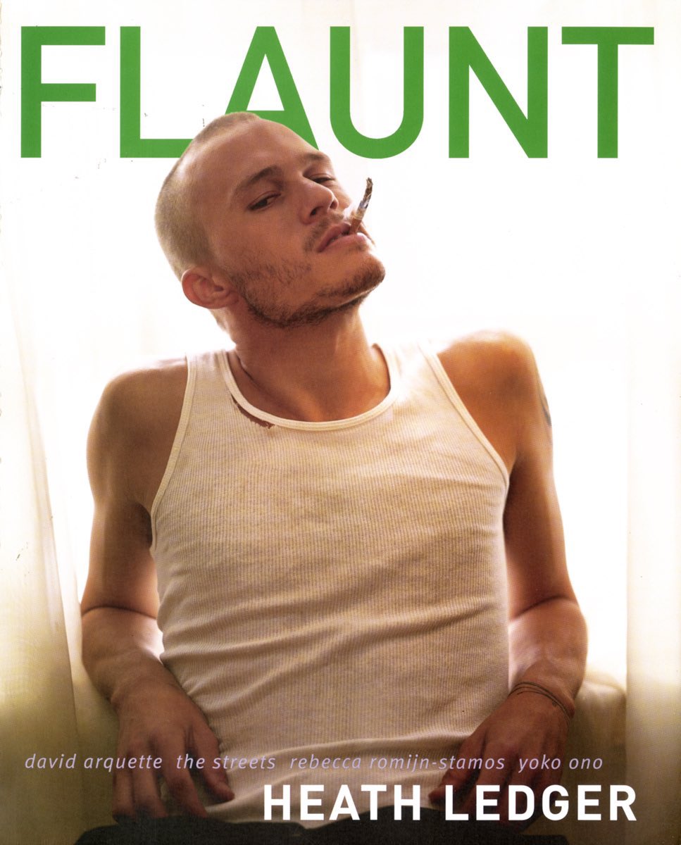 heatharchive's tweet photo. Heath Ledger, Flaunt magazine. https://t.co/jFM4XkKbqd