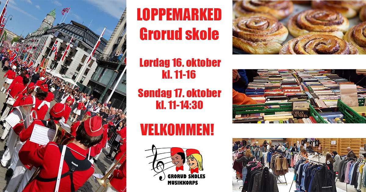 Korpset har loppemarked for første gang siden 2019. Velkommen! <a href="/loppemarkeder/">Loppemarkeder i Oslo</a>