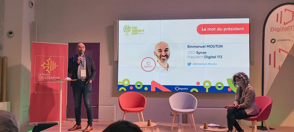 CFernique's tweet photo. Avec le GreenIT Day, organisé par @Digital113_ et de nombreux partenaires, c'est tout un territoire qui se mobilise pour un #NumeriqueResponsable en #Occitanie
#GreenIT #Econception #GreenITD https://t.co/FO3fgXQZLQ