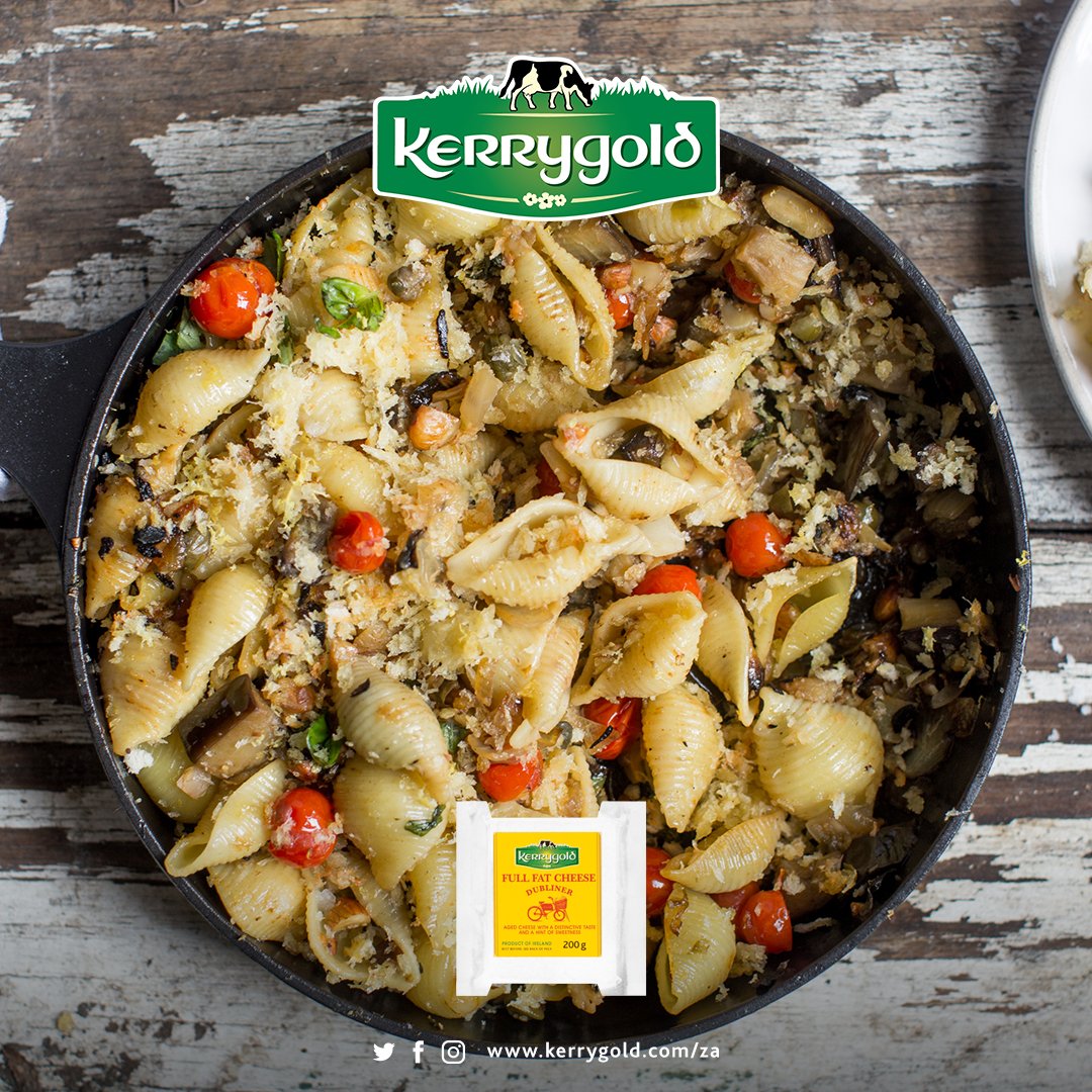 Kerrygold_SA's tweet photo. October is #VegetarianMonth and #PastaMonth soooo to celebrate we present to you this delicious Pasta Bake made with eggplant, almonds, tomatoes and cheddar 🍆 🧀
Let's get cookin’: https://t.co/eNMJnuYr9N 😋
.
.
.
#Foodie #ButterLover #KerrygoldFavourites #KerrygoldSouthAfrica https://t.co/PWBtkwJ24S