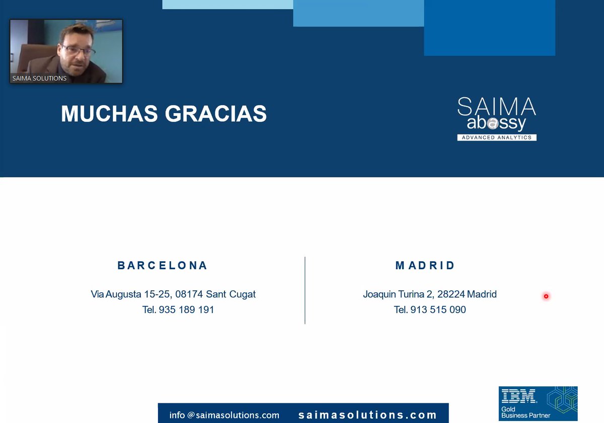 saimasolutions's tweet image. Agradecemos su participación y contribución a que el evento de ayer fuese un éxito. Nos complace haber podido mostrarles, mediante una revolucionaria metodología, los tipos de #IA que pueden ayudarle a optimizar los resultados de su empresa. Descubra más: bit.ly/3hKttMu