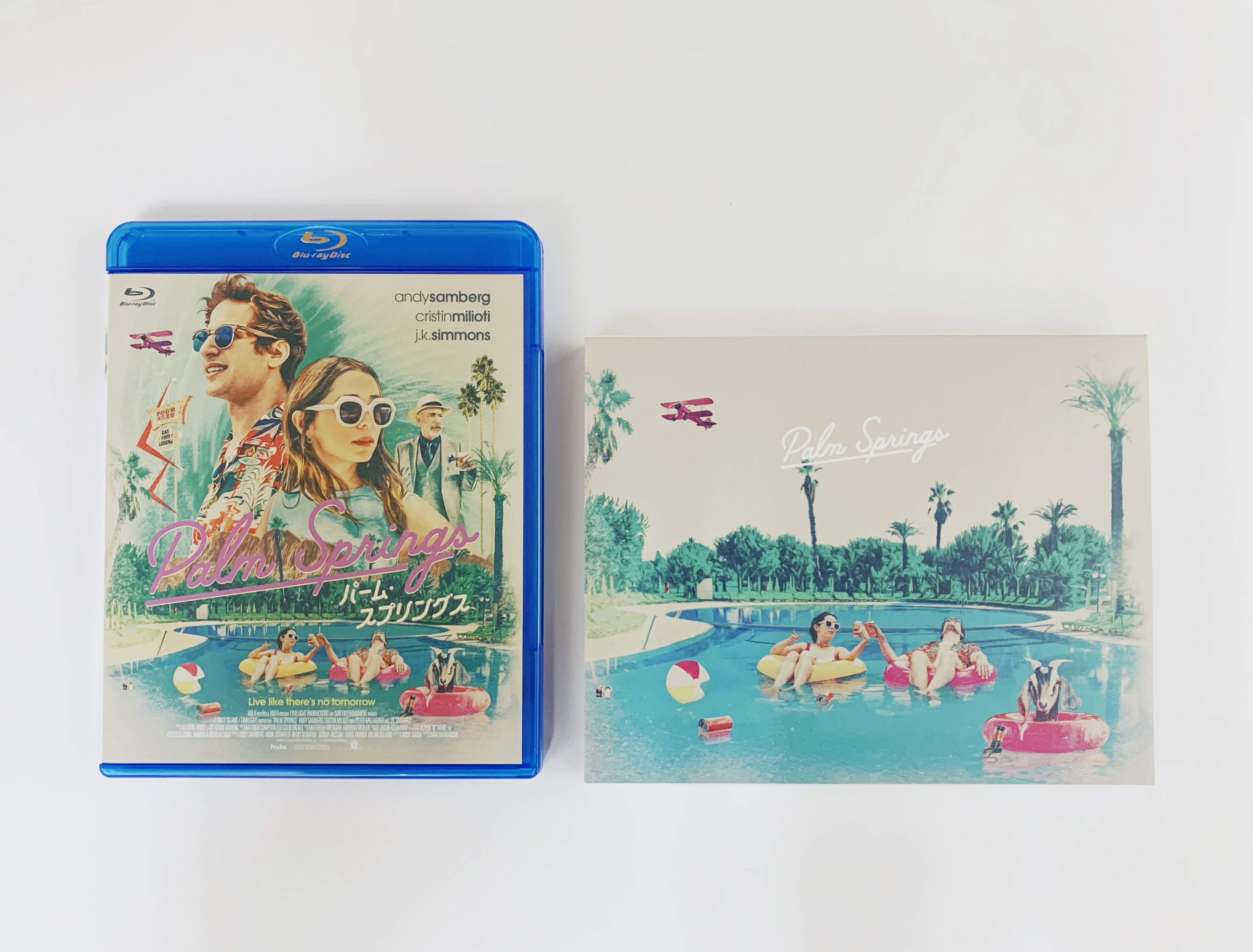 Plains Inc New Release パーム スプリングス のdvd が昨日発売しました パッケージデザインをplainsで担当させていただきました 特典のアウターケースがめちゃ可愛い サンダンス映画祭 バカンス タイムループ ラブコメディ 映画