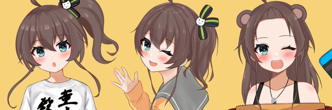 最近描いたまつりちゃんでヘッダー作った(タップ推奨)
#祭絵 