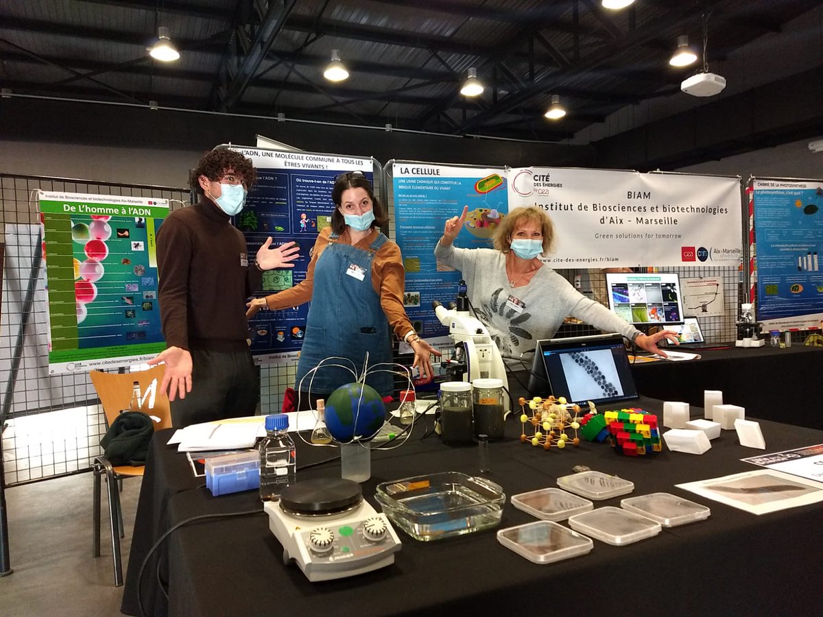 MicroBioMin's tweet photo. Venez nous rejoindre au Village des Sciences de Manosque pour la #fetedelascience2021 @FeteScience. Sandrine, Romain et Emilie vous présenteront les secrets des bactéries magnétiques!! 
@BIAM_CdE https://t.co/57ByTFKwFn