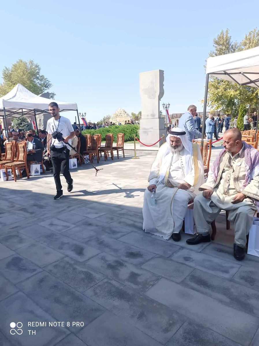 ECLOF_2002's tweet photo. On September 29, 2021, a pilgrimage ceremony was held in the sanctuary of Yazidis in Aknalich community of Armavir region. Mr. Tigran Hovhannisyan, General Director of ECLOF, and the Honorable High Priest of the Armenian Apostolic Church Artak Simonyan also took part in the event https://t.co/8TaJ0ZDRfK