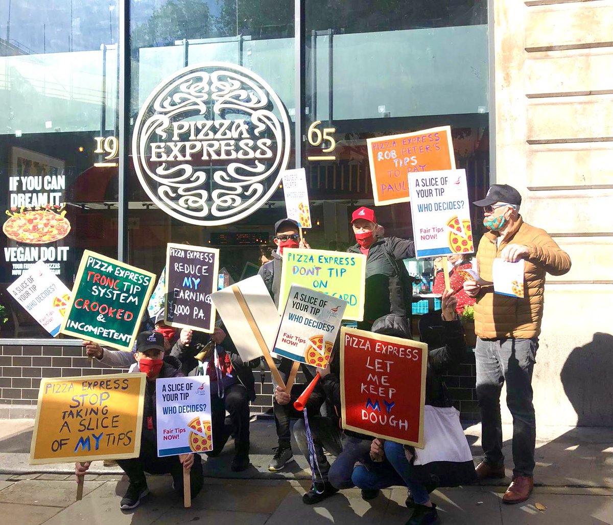 FairHospitality's tweet photo. #CoventGarden
#Birmingham
#Leeds
#Holborn
#Norwich
#TrafalgarSquare
#Glasgow
#Manchester
Are you listening #PizzaExpress ?
#FairTipsNow #HandsOffOurDough https://t.co/nhdgjkLKbt