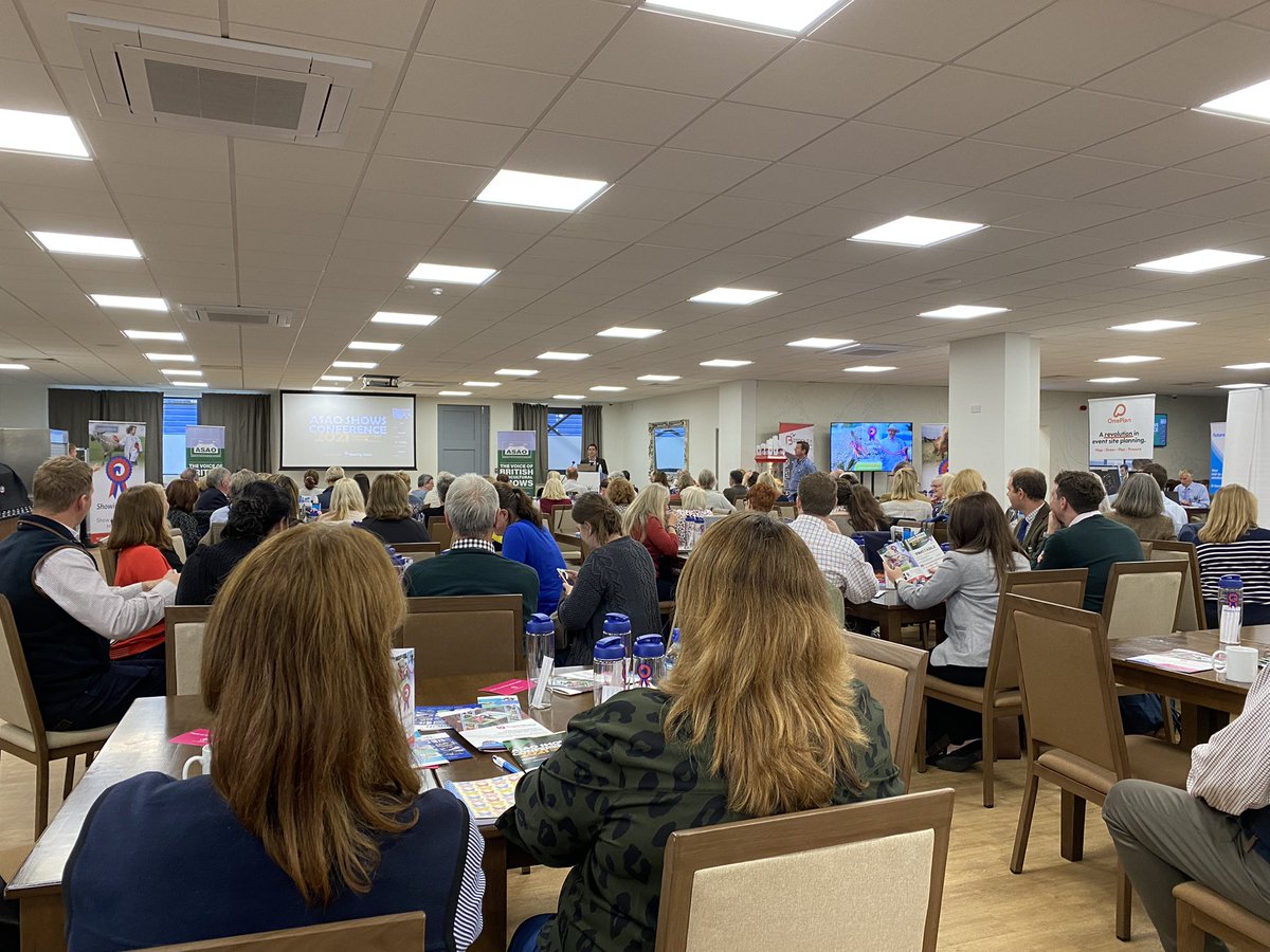The 2021 Shows Conference is underway! 

We are delighted to welcome 96 Delegates to the Wessex Pavilion here on Bath &amp; West Showground as we reunite the Shows Industry🎉