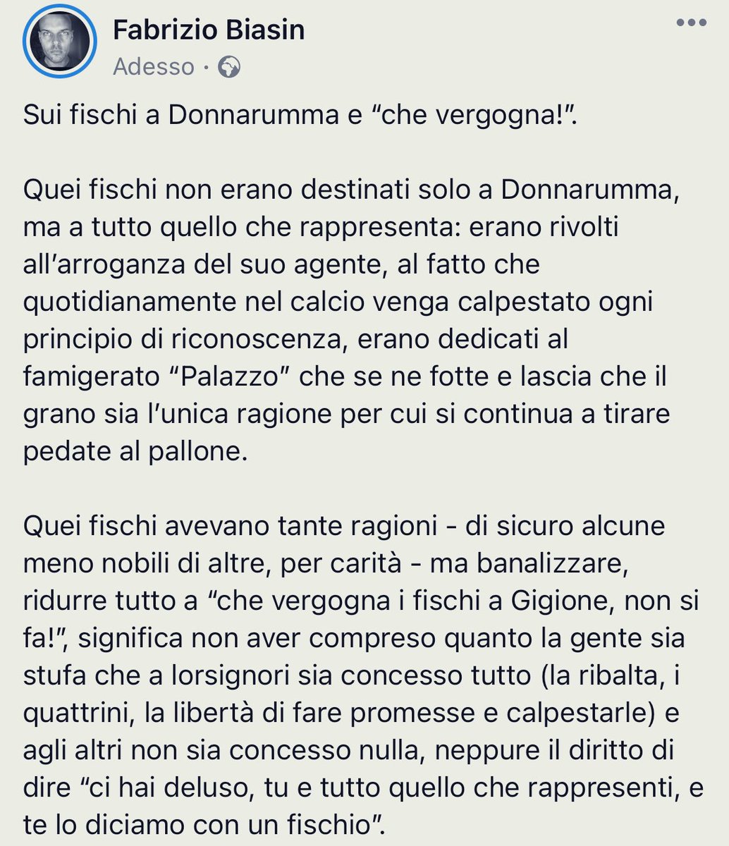 Fabrizio Biasin tweet media
