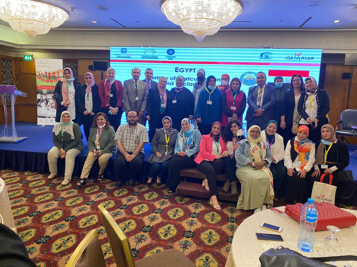 CIHEAMBari's tweet photo. #GEMAISA: Enhancing #gender mainstreaming for sustainable #ruraldevelopment and #foodsecurity actions
CLOSING WORKSHOP PILOT INITIATIVE IN EGYPT 🇪🇬
👇
https://t.co/C0q5QUJXRf
#Womenempowerment https://t.co/M76xWMn2Le