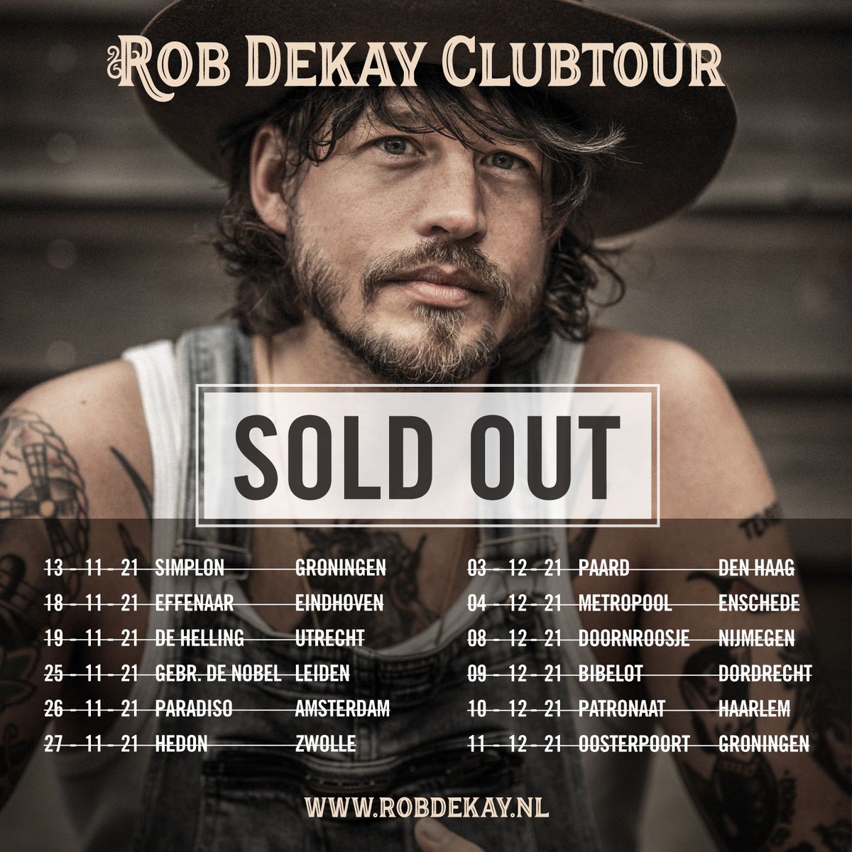 Uitverkocht!
Als een kind zo blij! 😎🤙

#aangenaam #tevreden #clubtour #samenisnietalleen #ikbenmaareenmens