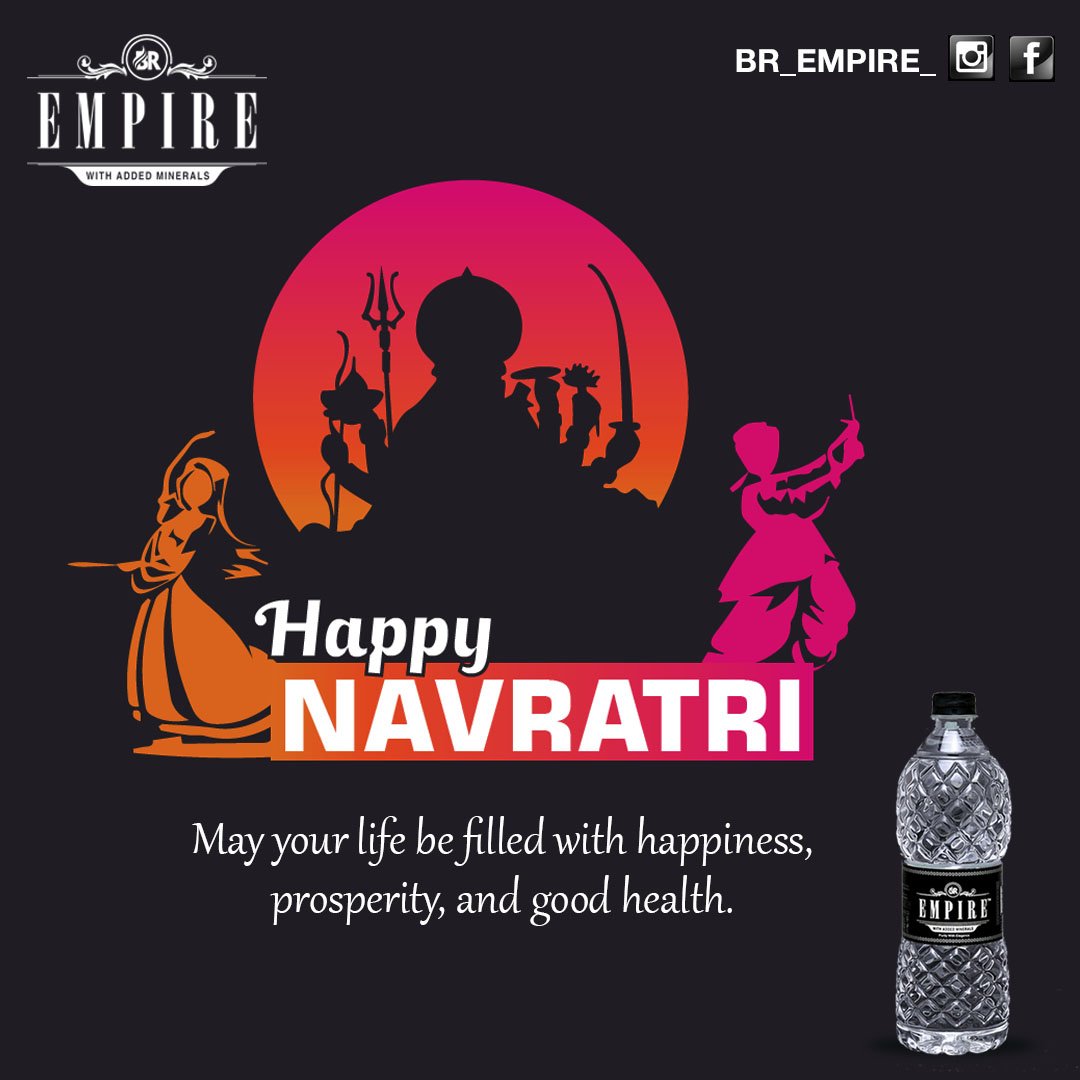 Happy Navratri
#DrinkPure and #StayFresh