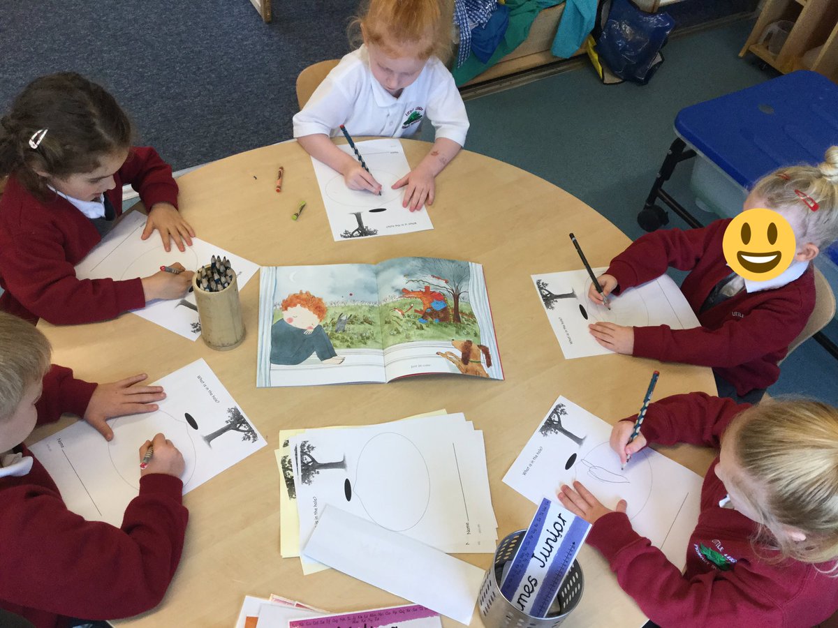 LittleLeighSch's tweet photo. Another exciting adventure in our Reception class! We have been considering what creature might be living under our deck. @LiteracyCounts1 #readtowrite #hookforlearning #eyfs #thesomething https://t.co/Xw2dS4wH7y