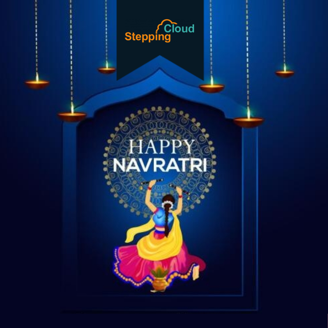 SteppingCloud's tweet photo. May Goddess Durga bless you and your family with prosperity and good health. Wishing you all a very Happy Navratri.

#navratri2021 #navratriwishes https://t.co/Jt75aeqSJF