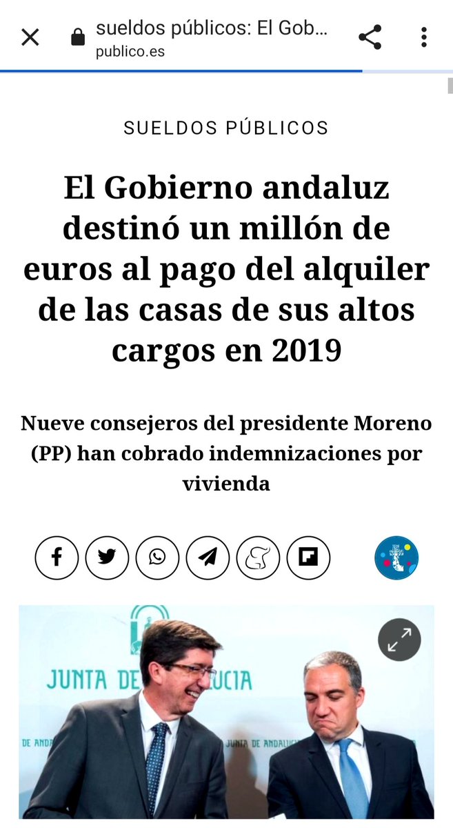TeresaRodr_'s tweet photo. Que dice el PP que una persona con una nómina puede pagar perfectamente un alquiler. Incluso si cobras 1000 € y pagas 600 € de alquiler, pero al parecer a los altos cargos de la Junta que cobran 4600 € tenemos que pagarles 1500 €/mes de ayuda para pagarse el suyo.

Olé Juanma https://t.co/69rWR58W9G