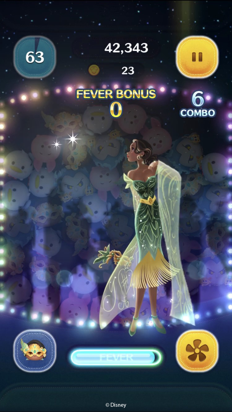 Line ディズニー ツムツム公式 仮面舞踏会にインスパイアされた新ツムが登場中 Disney Designer Midnight Masquerade の世界観を再現した素敵なスキル演出になっているよ マスカレードティアナ ツムツム プリンセスと魔法のキス ゲームはこちら