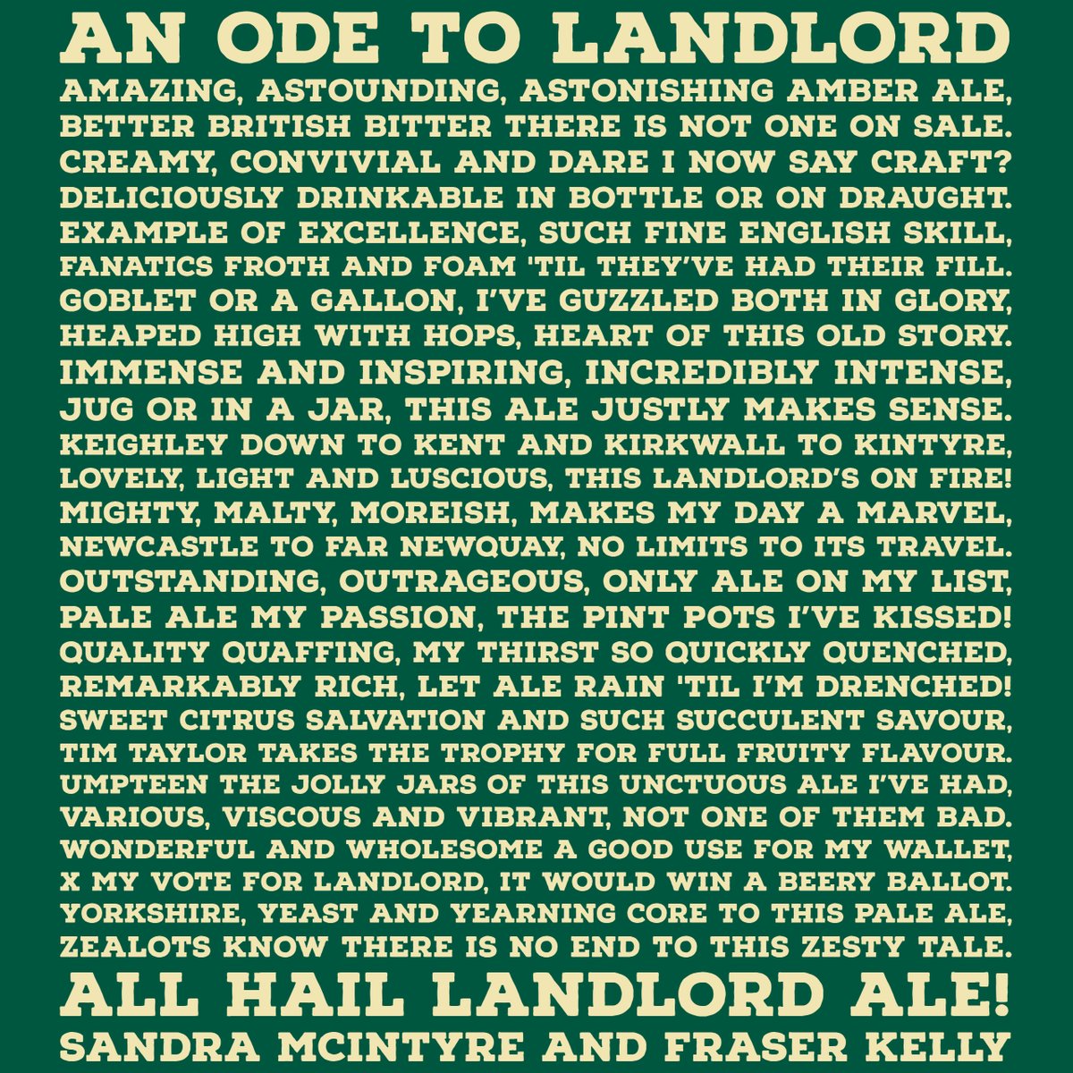 Timothy Taylor's Brewery tweet media