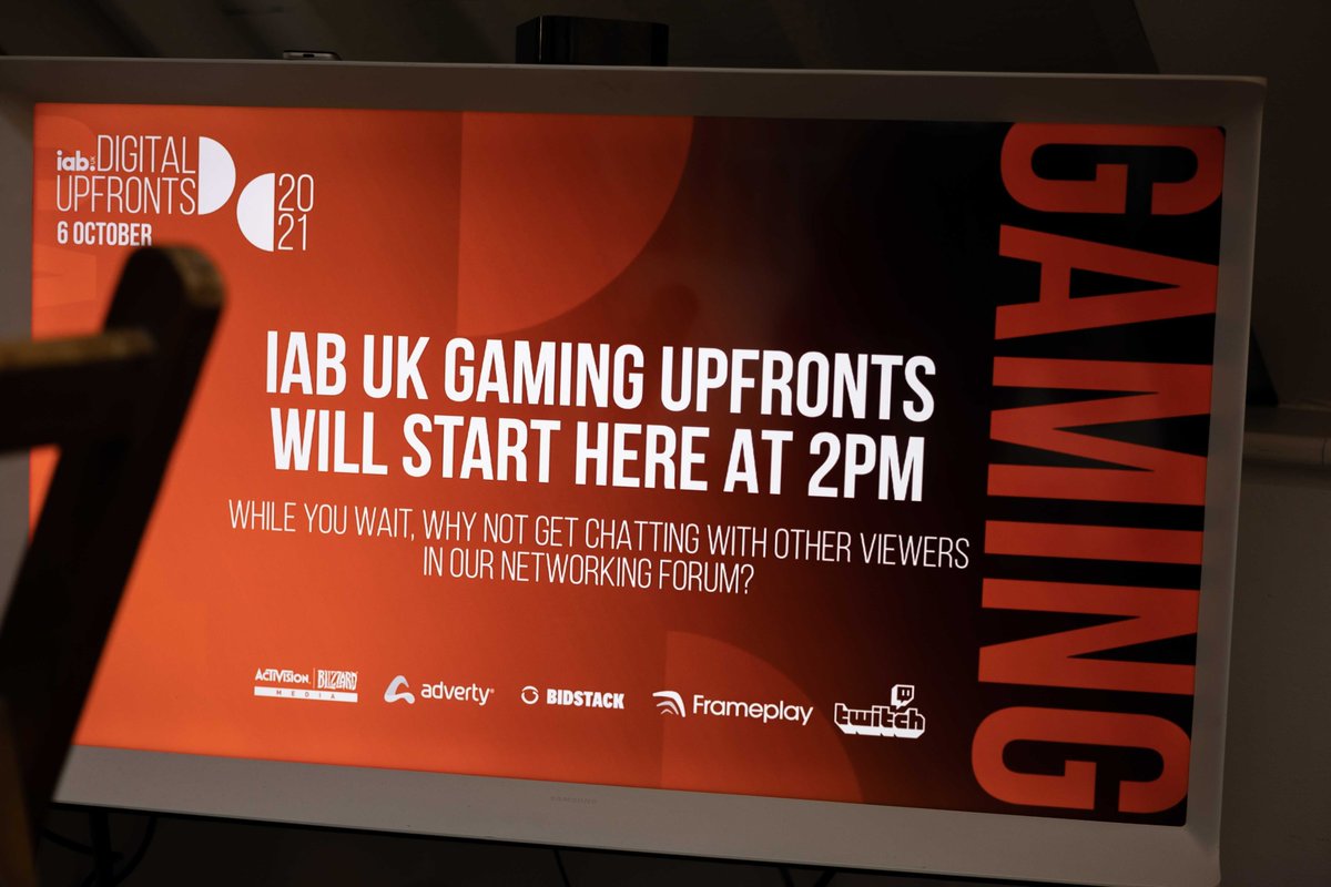 IABUK's tweet photo. A big thank you to @ActivBlizzMedia, @adverty, @bidstack, @FrameplayCorp &amp; @TwitchUKI for yesterday's Gaming Upfronts 👏💥

Catch up with the top 5 things we learnt here: https://t.co/w24N3c6CbA
#digital #advertising #gaming https://t.co/0MhSHLMSQE