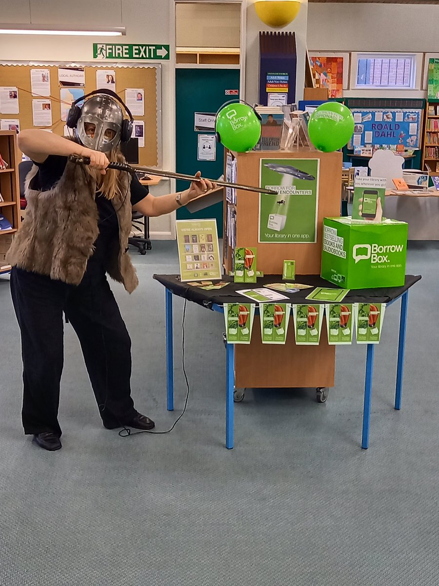 DurhamLibraries's tweet photo. South Moor Library highlight our #DurhamLibraries @BorrowBox where you can download a wide variety of eBooks and eAuiobooks! Meet Ragnar the Book Borrower!
#BorrowBoxBranchDisplay #SharetheChange https://t.co/lIPDJC3DKB