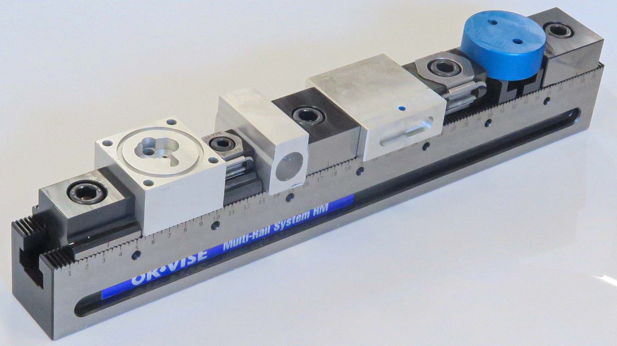 Sourcing just a few modules enables you to clamp your first workpiece. 
When workpieces are are required to be more complex, we are able to offer a large variety of modules enabling flexible bespoke solutions whilst retaining the same
Fixturing Concept. #OKVISE #workholding