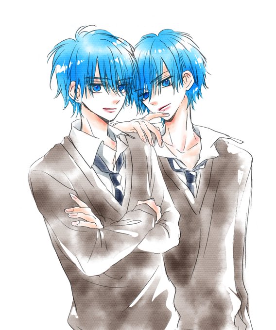 双子イラストのtwitterイラスト検索結果
