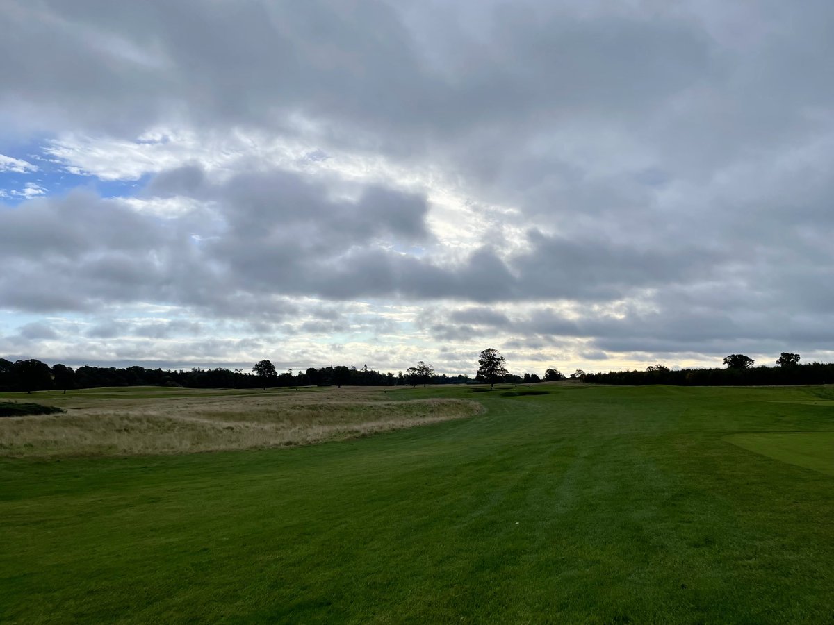 thoscaffrey's tweet photo. Looking down the 4th at Carton House this morning. R&amp;A Student Tour 2021 https://t.co/yNT7HuvKiy