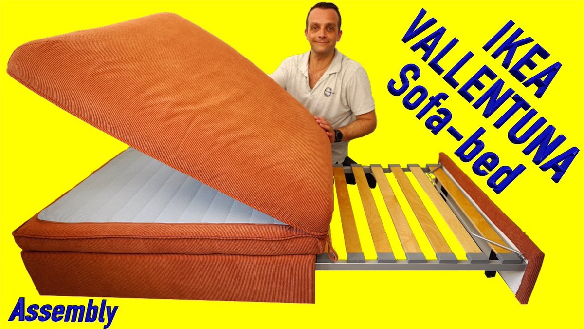Ikea VALLENTUNA Sofa bed module Assembly instructions youtu.be/6FAtVY80XS4 via <a href="/YouTube/">YouTube</a>