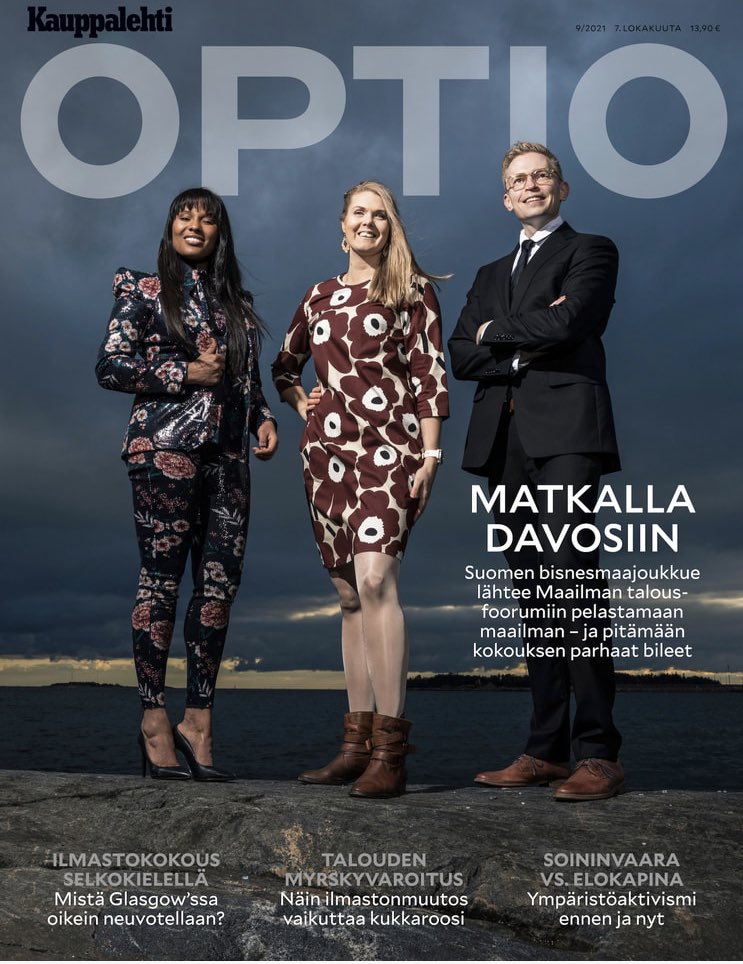 Kristiina Siilin tiimistäni <a href="/EnergiaHelen/">Helen</a> on valittu Suomen businessmaajoukkueeseen, nuorten muutoksen tekijöiden joukkoon Finnish Flow -delegaatioon! Joukon matka suuntaa tammikuussa Davosissa järjestettävään World Economic Forumiin. Lisää Kauppalehti Optiossa. <a href="/wef/">World Economic Forum</a> #energia